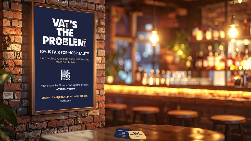 Free to download - venue poster portrait with print bleed