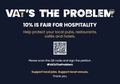 Free to download -  poster for venues in landscape to print yourself