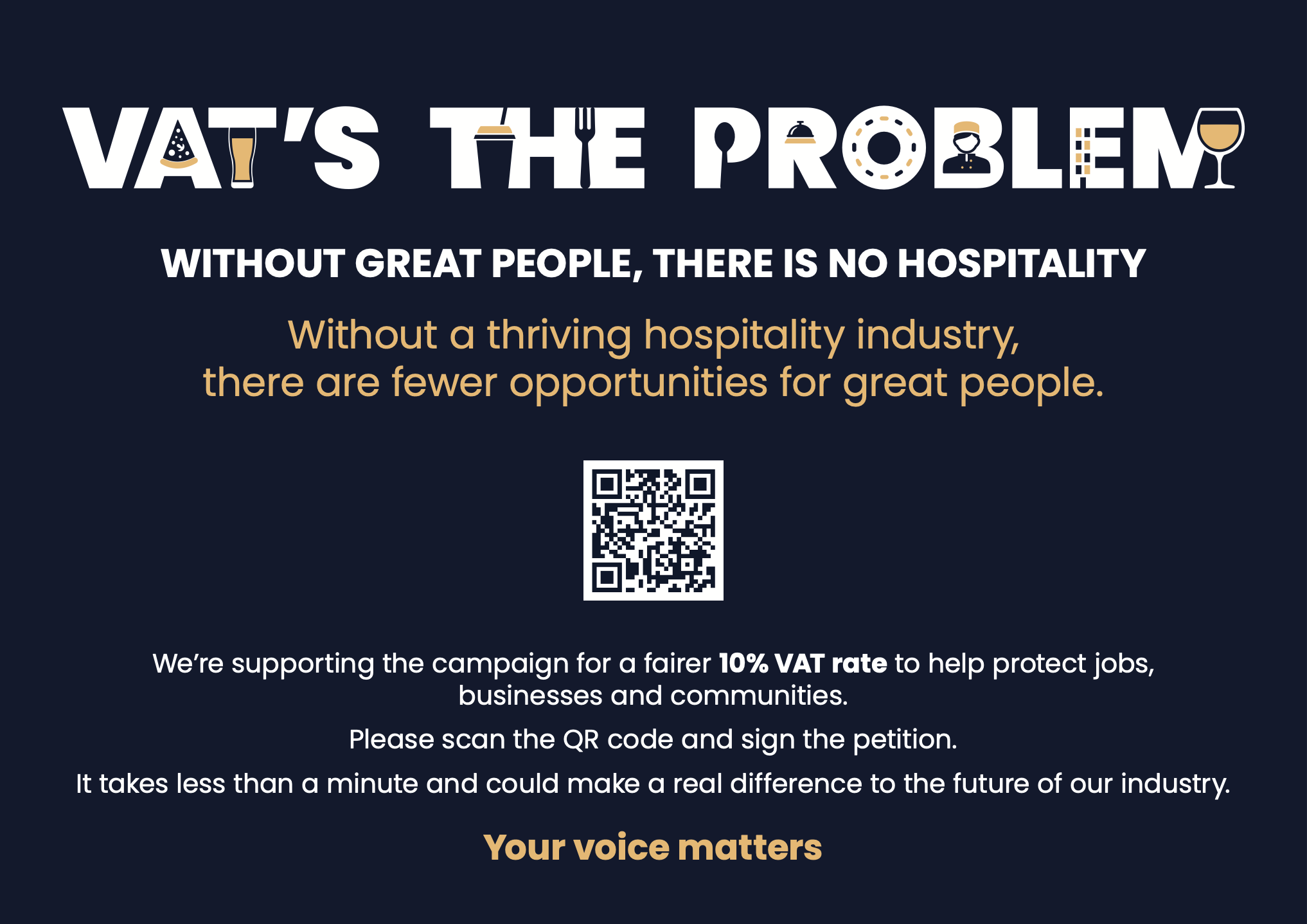 Free to download - staff room poster in landscape to print yourself